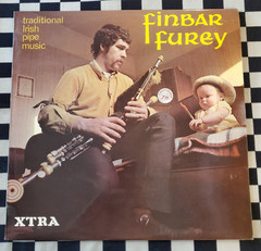 Traditional Irish Pipe Music LP by Finbar Furey vinyl 1969 UK import VG+ XTRA
