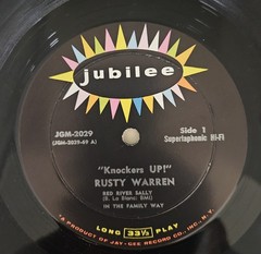 Rusty Warren “Knockers Up!” Vintage Vinyl Comedy JGM 2029 VG ++/VG ++