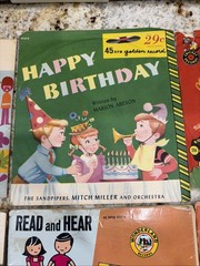 Vintage Children’s Record Lot Disney Disneyland Bambi 45 & 33 1/3 RPM Read