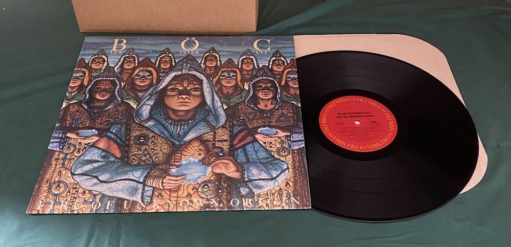 Blue Oyster Cult- Fire Of Unknown Origin- mid-1980s US Reissue Pressing PC 37389