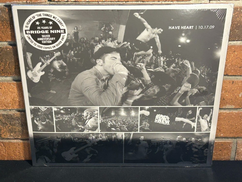 HAVE HEART – 10.17.09, Limited Anniversary Ed SILVER COLOR VINYL LP New & Sealed