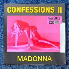 MADONNA SEALED (READ) CONFESSIONS II SPOTIF 12” CLEAR VINYL + PROMO COASTER