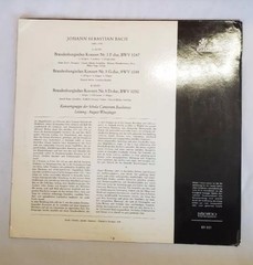 JOHANN SEBASTIAN BACH Helidor Brandenburgisches Lp Wenzinger nm/vg+