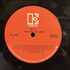 MC5 Kick Out the Jams 1978 Elektra Canada EKS74042 Proto-Punk Garage Rock EX/EX