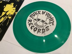 BULLET TREATMENT / SHELL SHOCK 7” Green Vinyl-The Bronx Social Distortion Drips