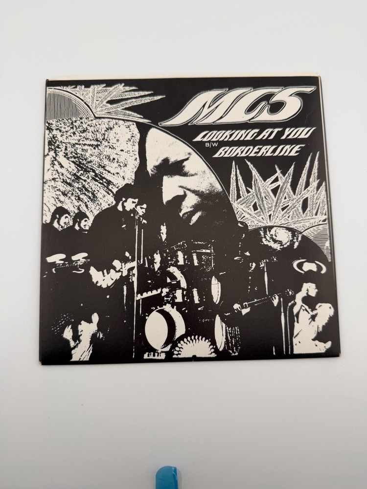 MC5 Looking At You / Borderline 7″ Vinyl EP Repress 45rpm Wayne Kramer Stooges