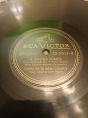 78 RPM RCA Victor “If Winter Comes/Dickey Bird Song” Freddie Martin & Orchestra