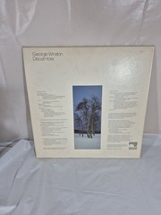 George Winston December LP Windham Hill New Age Piano Holiday VG