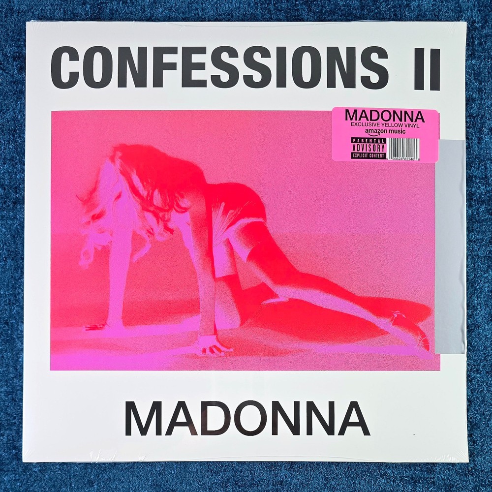 MADONNA SEALED CONFESSIONS II 12” YELLOW VINYL AMAZON US 2026 & Promo Coaster