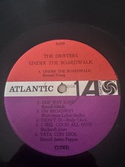 The Drifters:Under The Boardwalk Atlantic LP 1964 Original Cover1st Press Mono