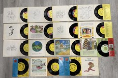 Cinderella,Peter Pan,Read Along Story Book 45 R.P.M Records SEE PHOTOS Lot Of 15
