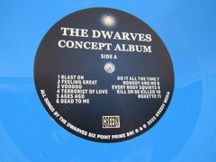 Dwarves – Concept Album 2023 Signed Blag 12″ Blue Vinyl LP ( GR0026 ) Punk