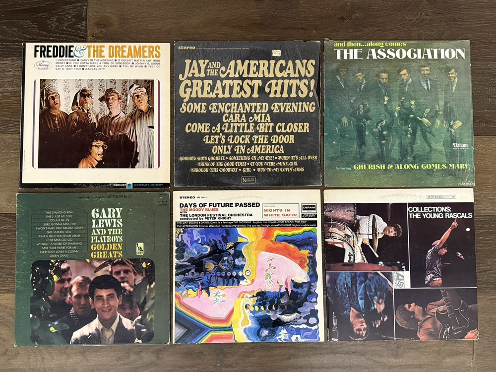 Lot of Six (6) Classic/Vintage 1960s Albums (LOT F)