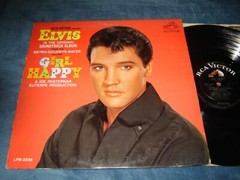 Elvis Presley – Girl Happy soundtrack LP RCA Mono original 1965 with inner