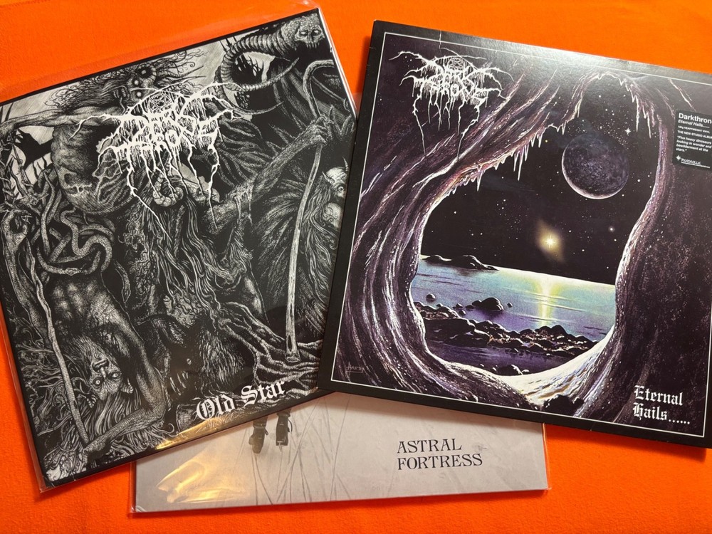 (3 LP lot) Darkthrone: Old Star + Astral Fortress + Eternal Hails Vinyl