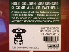 Hiss Golden Messenger O Come All Ye Faithful + Dub album 2x tri-colored vinyl lp
