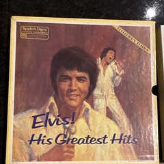 Elvis Presley Elvis! His Greatest Hits Reader’s Digest 12″ Vinyl Stereo Box Set