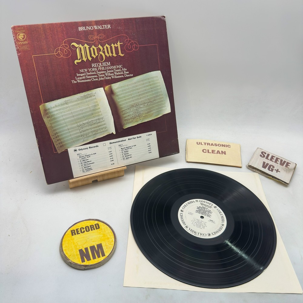 Wolfgang Amadeus Mozart – Requiem, K. 626 NM/VG+ 1977 Ultrasonic Clean Vinyl