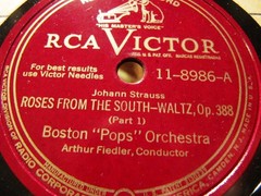 JOHANN STRAUSS Roses from the South Rosen aus dem Suden Boston Pops RCA 11-8986