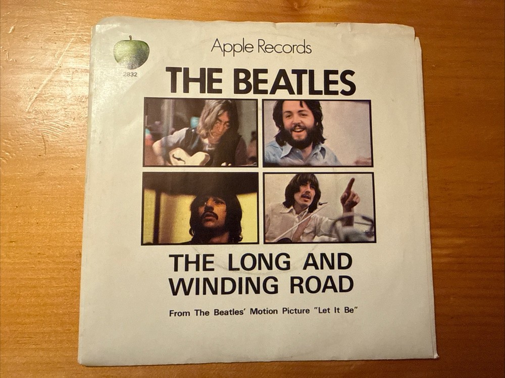 The Beatles ‎– The Long And Winding Road 1970 Apple 2832 45 7” Vinyl NM
