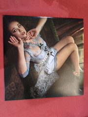 Laufey / A Matter Of Time / Exclusive Blue White Vinyl LP Poster / Played Once!