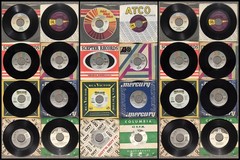 17pc Lot VINTAGE 45rpm VINYL 7″ RECORDS / 1970s & 1980s SINGLES ELECTRONIC ONLY