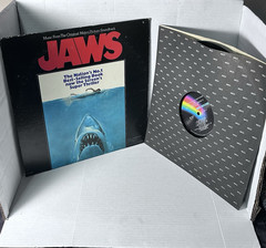 Jaws Original Movie Soundtrack John Williams 1975 MCA 2087 Vinyl LP Excellent
