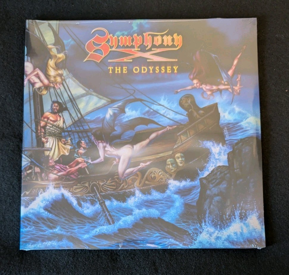 Symphony X The Odyssey Purple Sea Blue Vinyl Record 2LP 2026 Press x/500