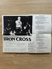 Iron Cross Skinhead Glory 1982 Oi Punk 7-Inch Dischord/Skin Flint Insert