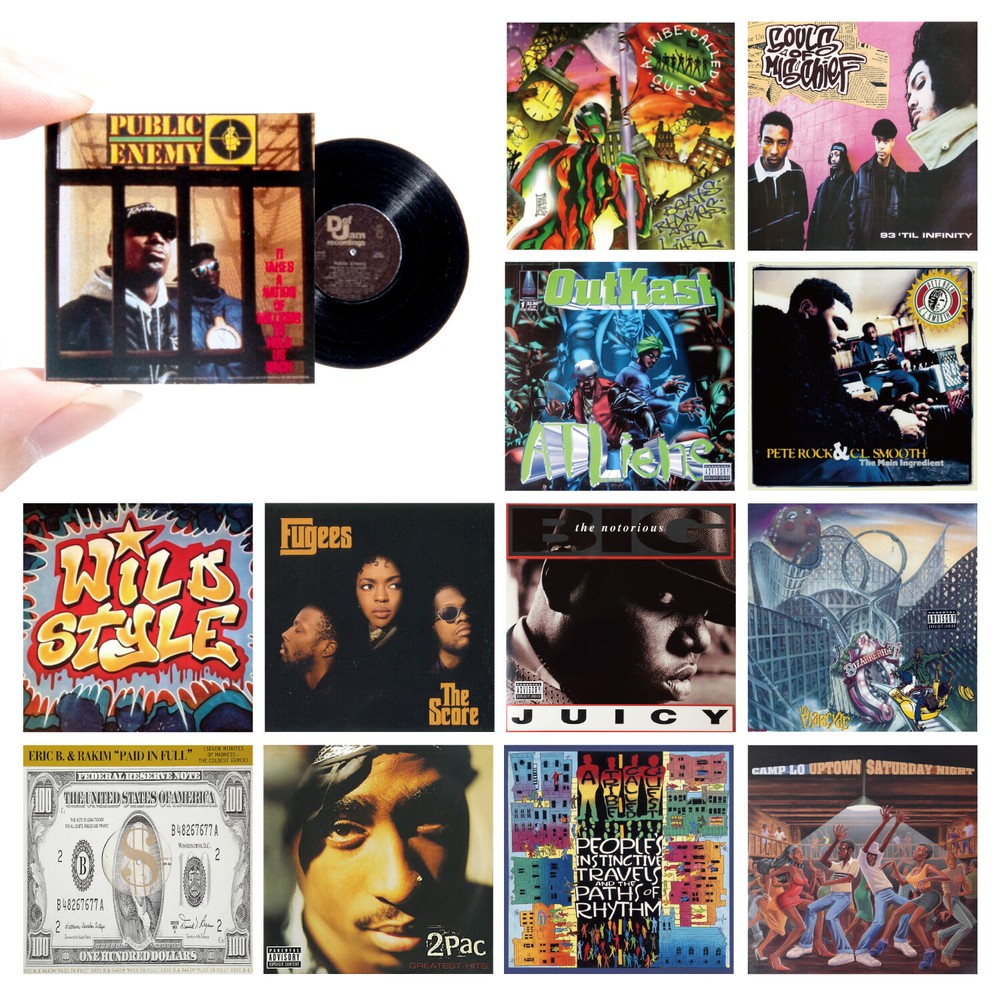 MINIATURE VINYL – HIPHOP RNB – VARIOUS TITLES Exquisite miniatures made by Japan