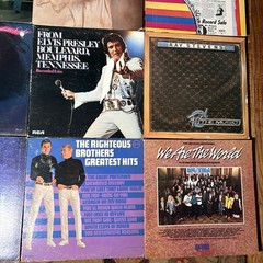 Vintage Vinyl Records Collection 25 LP Classic Rock Eclectic 1970s 80s Mixed Lot