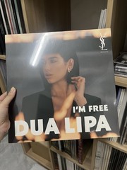 NEW SEALED | DUA LIPA 💎 RARE YSL LIBRE 12″ VINYL 2019 I’M FREE – Promo Record