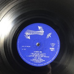 LP VINYL THE WHO A QUICK ONE REACTION 593 002 UK 1ST MONO PRESS 1966 VG+/EX-