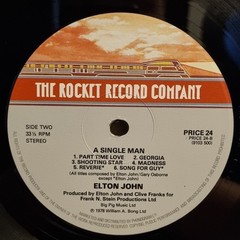 Elton John A Single Man 1978 UK Vinyl LP PRICE 24 Rock Vinyl EX