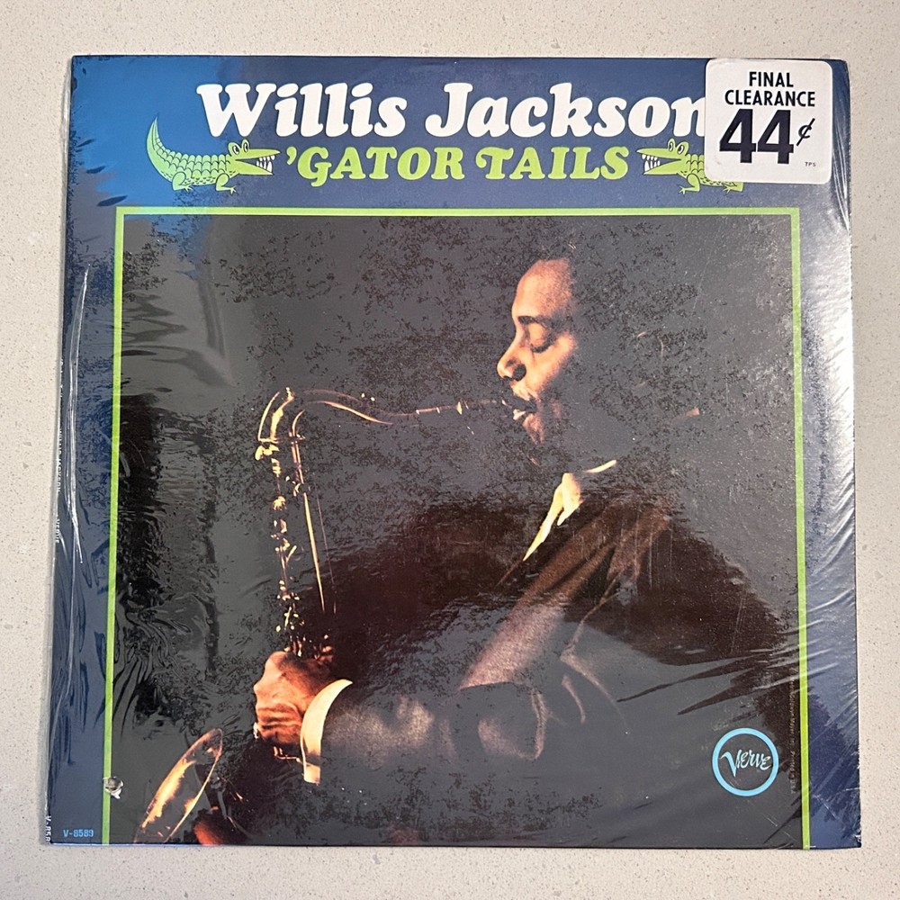 Sealed!! WILLIS JACKSON “Gator Tails” Jazz Verve 1st US Press 1964 Mono LP