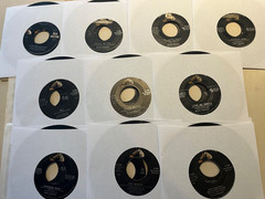 Lot of 45 ELVIS 45 RPM Vinyl Records – RCA VICTOR – SOME WITH PICTURE SLEEVES ps