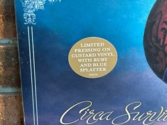 CIRCA SURVIVE – On Letting Go, Ltd CUSTARD & BLUE + RUBY SPLATTER VINYL LP New!