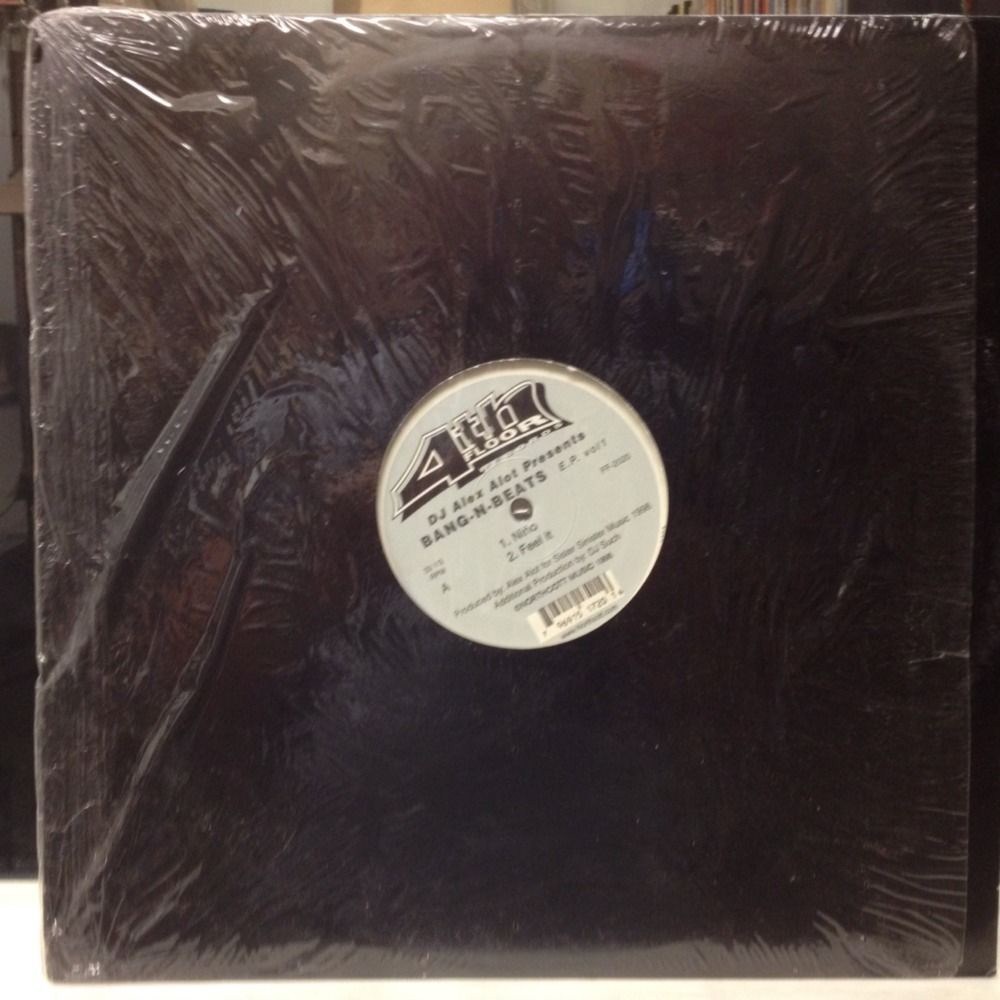 [EDM]~NM 12″~Dj ALEX ALOT~Bang-N-Beats E.P. Vol 1.~[1988 4TH FLOOR Issue]~