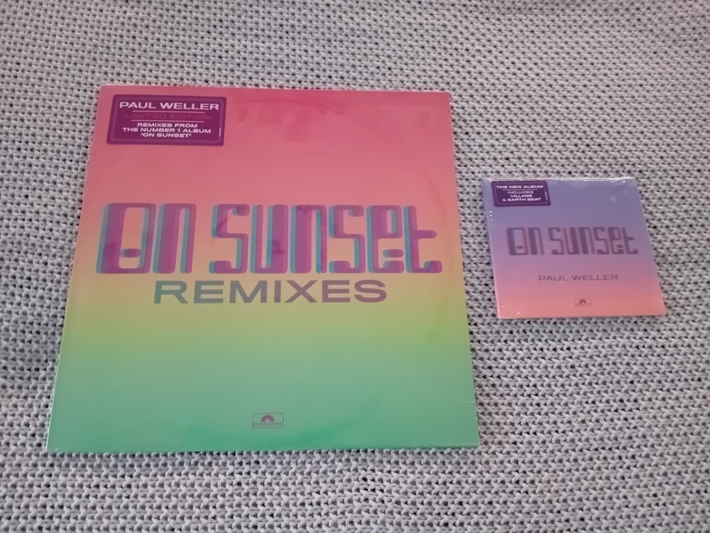 Paul Weller – On Sunset – CD Album & 12″ Vinyl Remixes – Still Sealed