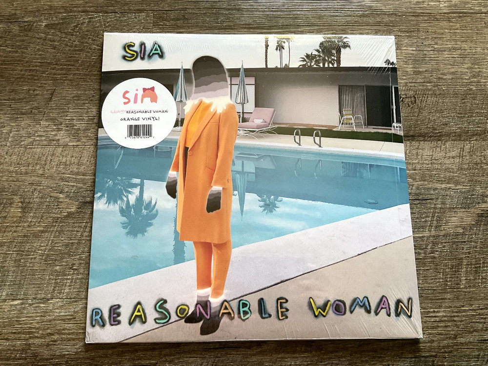 SIA – Reasonable Woman Vinyl LP Album – Orange w/ Original Cover /500 – SEALED