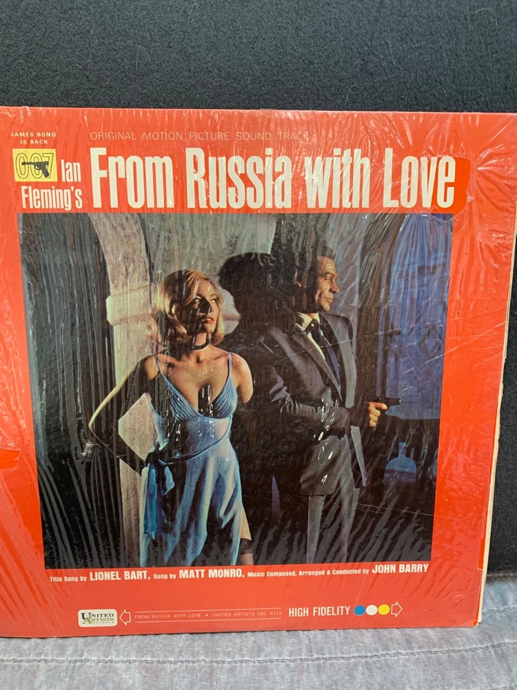 From Russia With Love LP Soundtrack United Artists Vinyl 007 John Barry