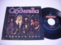 w PICTURE SLEEVE Cinderella Nobody’s Fool / Push Push 1986 Stereo 45rpm VG++