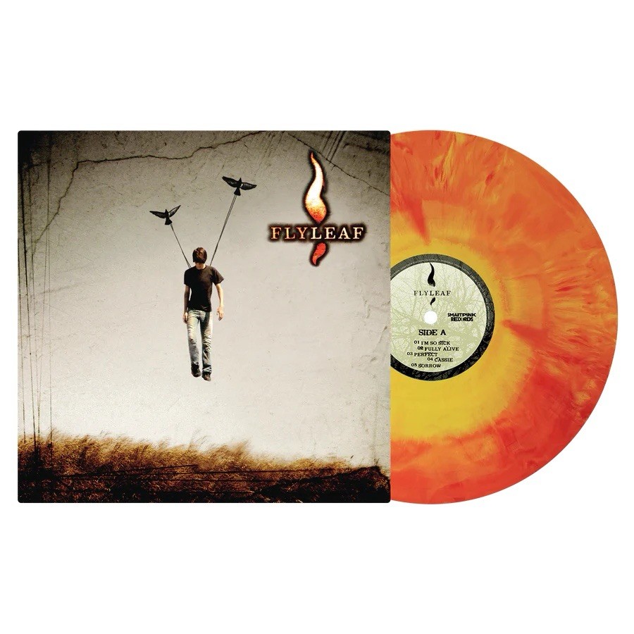 Flyleaf – Self Titled LP Red Yellow Galaxy Vinyl New Unplayed