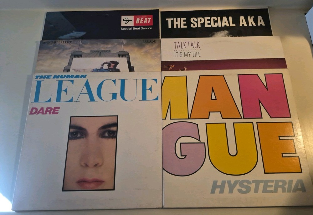 6 Lot 80’s-2 Human League-Spandau Ballet-Talk,Talk-The English Beat-Special AKA