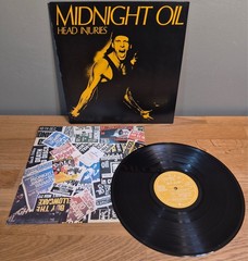 Midnight Oil Head Injuries Original Inner Sleeve Australian Pressing Vinyl LP