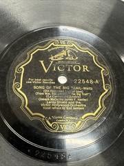 Victor 78 RPM Leroy Shield Orch – Song Of The Big Trail 22548 V+ Jazz