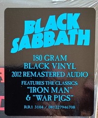 Black Sabbath – Paranoid | 180g Ltd Vinyl LP | 2012 Remaster