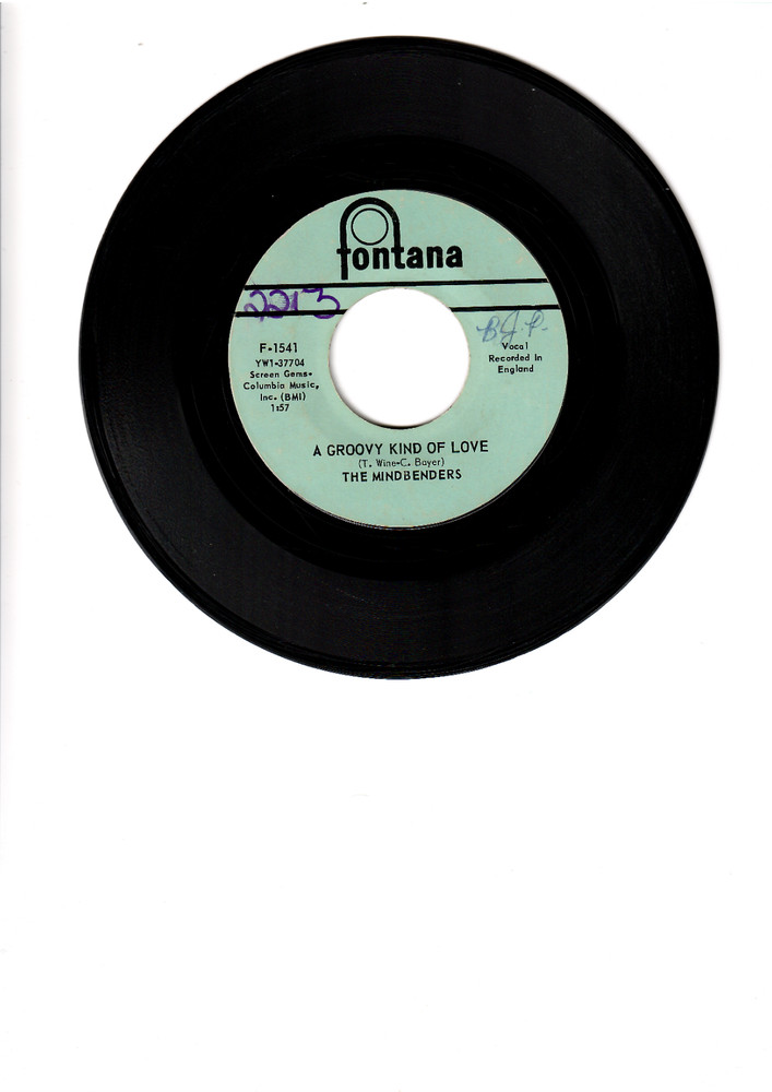 1966 A GROOVY KIND OF LOVE – THE MINDBENDERS