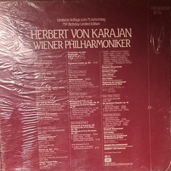 EMI HERBERT VON KARAJAN 75TH BIRTHDAY LIMITED EDITION SEALED VINYL LP