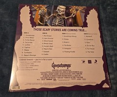 Goosebumps soundtrack 2xLP Danny Elfman Werewolf Grey & Blue Splatter Waxworks